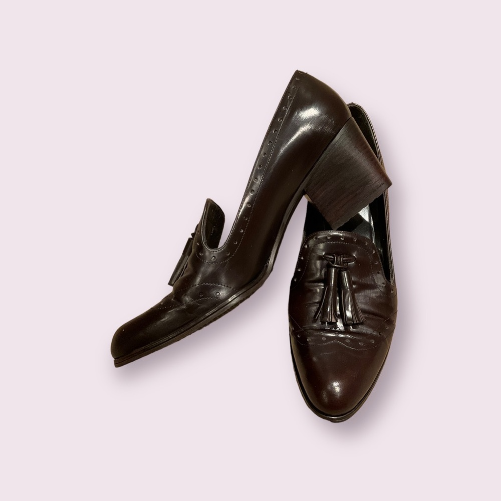 Stuart Weitzman Girl Thing Wing Tip Tassel Loafer 9M